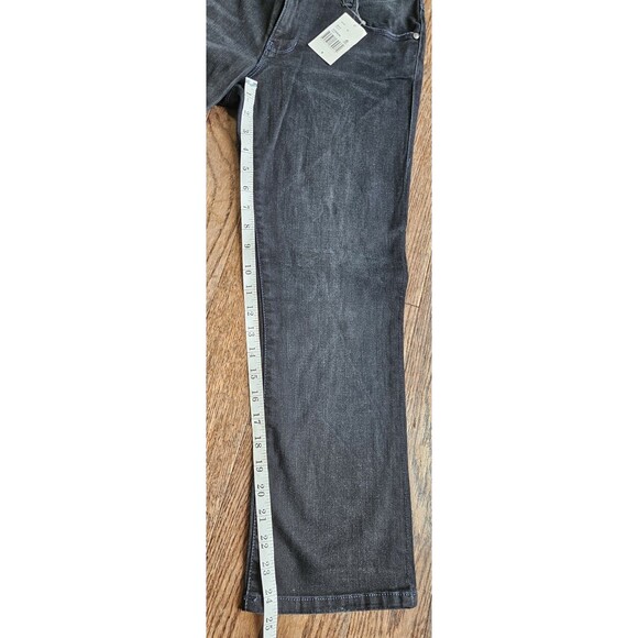 CAbi #517 Black Dark Wash Jeans STRETCH Cropped NWT Women's Size 6 - Picture 7 of 15